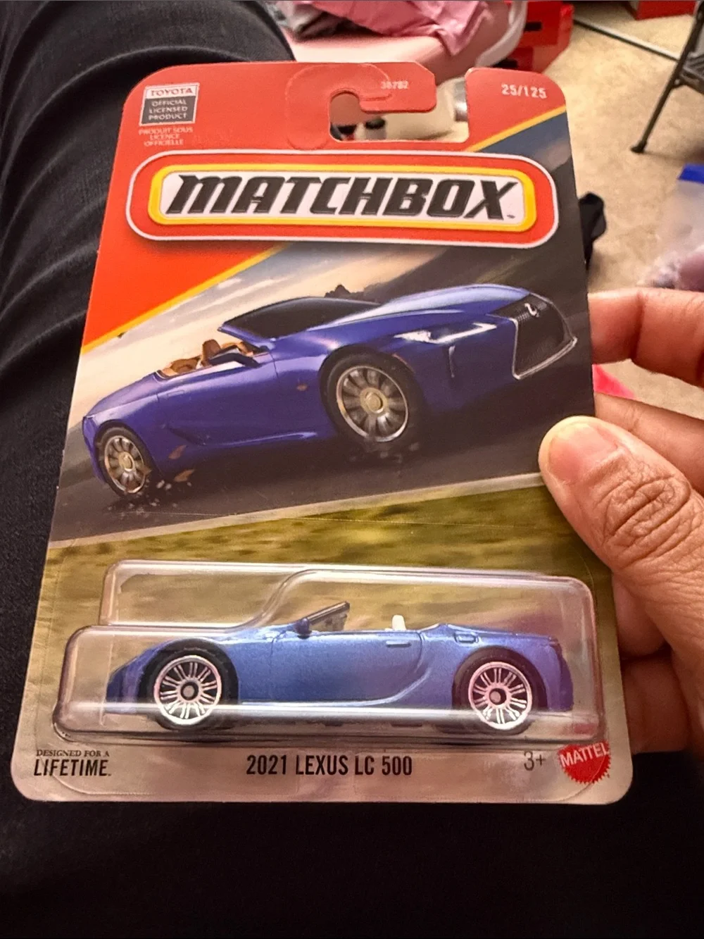 Matchbox 2021 Lexus LC 500 Convertible Toy Car - Blue
